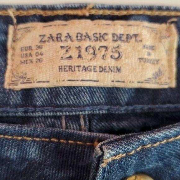 ZARA | Basic Z1975 Distressed Heritage Denim - Picture 11 of 11